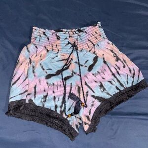 Tie-dye Boho shorts